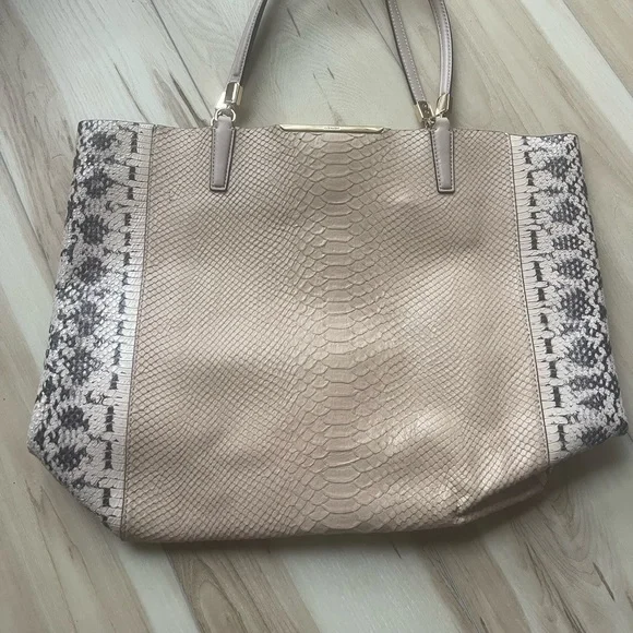 Coach Madison Embossed Python Tote - Picture 1 of 4